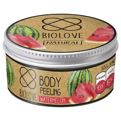Biolove Watermelon, Body Peeling (Peeling do ciała `Arbuz`)