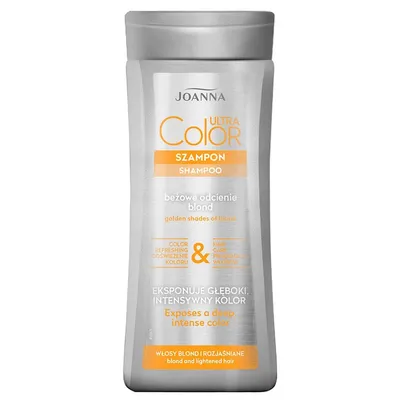 Joanna Ultra Color System, Szampon do włosów ciepłe odcienie blondu