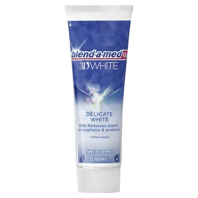 Blend - a - med 3D White Delicate White, Pasta do zębów