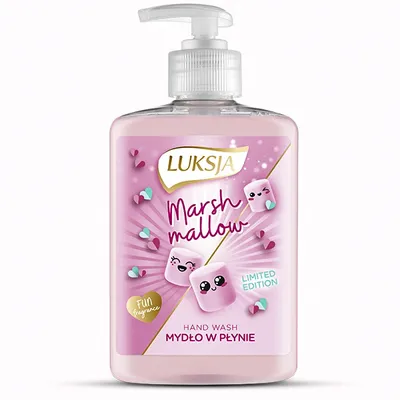Luksja Marshmallow Hand Wash (Kremowe mydło w płynie o zapachu pianek Marshmallow)