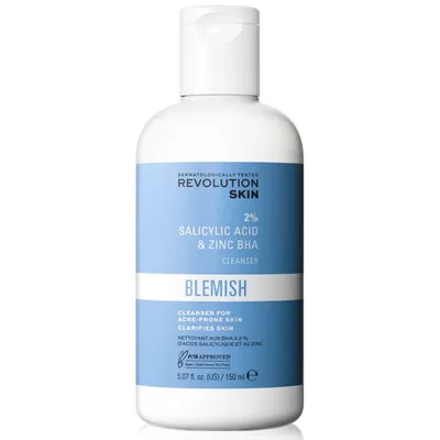 Revolution Skincare Blemish, 2% Salicylic Acid & Zinc BHA (Złuszczająca emulsja oczyszczająca do skóry z problemami)