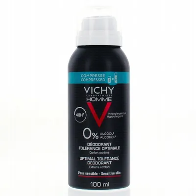 Vichy Homme, Deodorant Tolerance Optimale 48h (Dezodorant w sprayu 48-godzinny efekt)