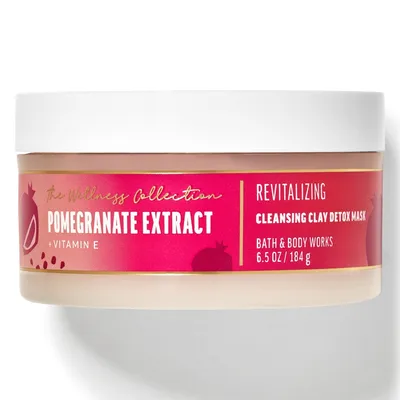 Bath & Body Works The Wellness Collection,  Pomegranate Extract Revitalizing Cleansing Clay Detox Mask (Detoksykująca maska z glinką)
