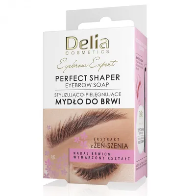 Delia Eyebrow Expert, Perfect Shaper Eyebrow Soap (Mydło do brwi)