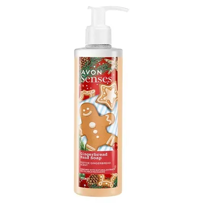 Avon Senses, Gingerbread Hand Soap (Mydło w płynie do rąk `Słodkie pierniczki`)