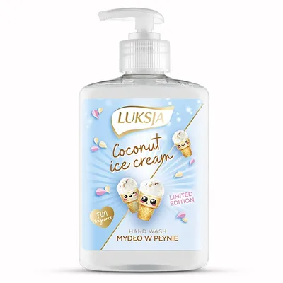 Luksja Coconut Ice Cream Hand Wash (Mydło w płynie o zapachu lodów kokosowych)