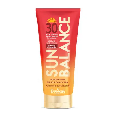 Sun Balance Wodoodporna emulsja do opalania SPF 30