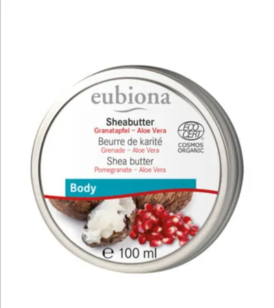 Eubiona Body, Shea Butter Pomegranate - Aloe Vera (Masło do ciała Shea z olejem z pestek granatu i aloesem)