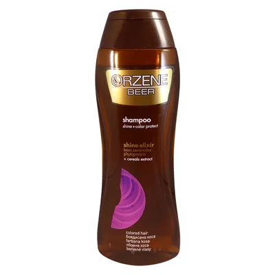 Orzene Beer Shampoo Color Protection and Shine (Piwny szampon do włosów koloryzowanych)
