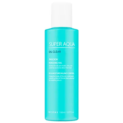 Missha Super Aqua, Oil Clear Emulsion (Emulsja do twarzy)