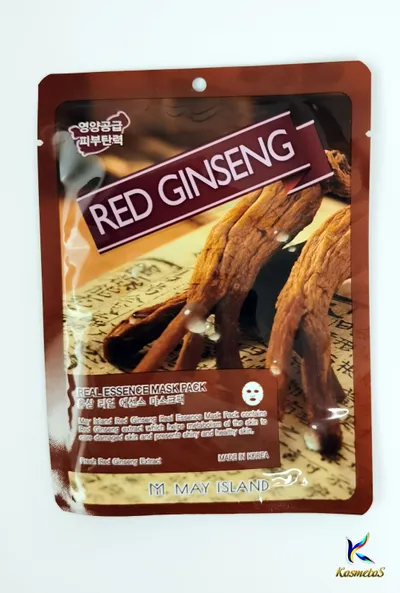 May Island Real Essence, Red Ginseng Mask Pack (Maska w płachcie)