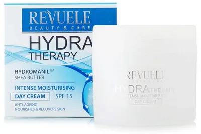 Revuele Hydrating Therapy, Intense Moisturising Day Cream SPF 15 (Intensywnie nawilżający krem do twarzy na dzień)
