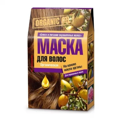 Fitokosmetik Organic Oil, Maska do włosów `Blask i odżywienie`