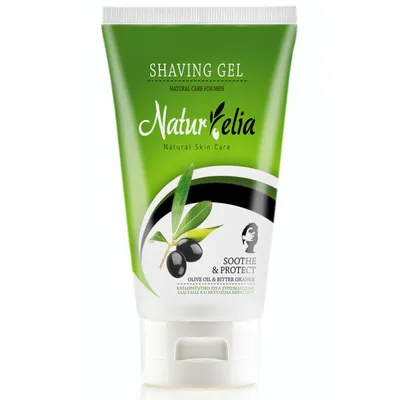 Naturelia Żel do golenia `Organiczna oliwa z oliwek, pomarańcza i witamina E`