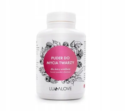 Lullalove Facial Powder Cleanser (Puder do mycia twarzy dla skóry wrażliwej)