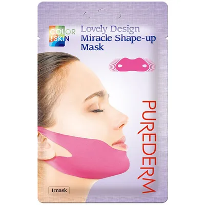 Purederm Lovely Design Miracle Shape-up Mask (Maska na owal twarzy)