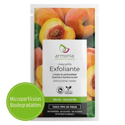 Armonia Cosmetica Natural Peach Exfoliating Mask (Peeling z pestkami brzoskwini)