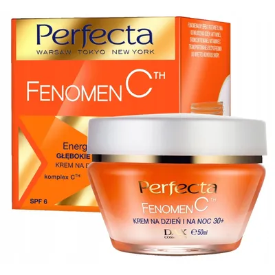 Perfecta Fenomen C, Energia i detox, Głębokie nawilżenie 30+ SPF 6 (Krem na dzień i na noc)