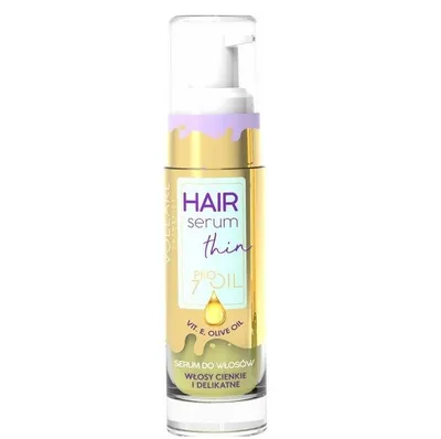 Vollare Cosmetics Hair Serum Thin Pro 7 Oil Vit. E, Olive Oil (Serum do włosów cienkich i delikatnych)