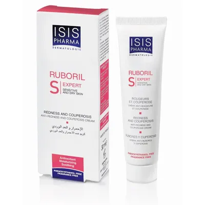 IsisPharma Ruboril Expert S (Krem do cery naczynkowej i ze skłonnością do rumienia, do skóry suchej i wrażliwej)