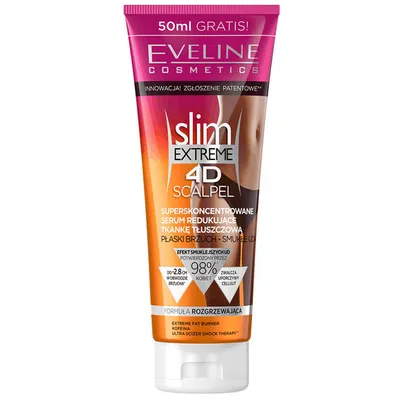 Eveline Cosmetics Slim Extreme 4D Scalpel, Superskoncentrowane serum redukujące tkankę tłuszczową