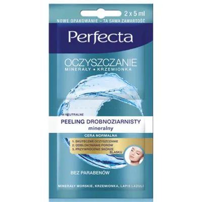 Perfecta Beauty, Oczyszczanie, Mineralny peeling drobnoziarnisty
