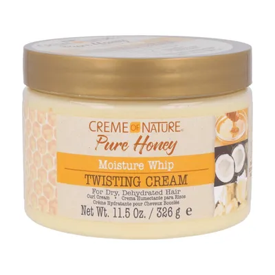 Creme of Nature Pure Honey, Moisture Whip Twisting Cream (Krem stylizujący do włosów kręconych)