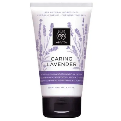 Apivita Caring Lavender Moisturizing & Softing Body Cream (Kojąco - nawilżający krem do ciała z lawendą)