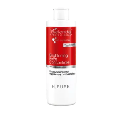 Bielenda Professional H2 Pure, Brightening Face Concentrate (Kwasowy koncentrat oczyszczająco-rozjaśniający)
