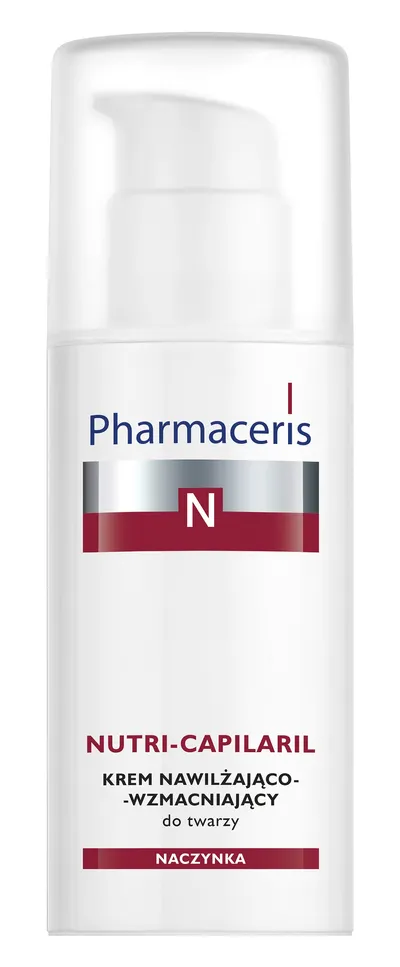 Pharmaceris N, Nutri - Capilaril, Krem nawilżająco-wzmacniający do cery naczyniowej (nowa wersja)