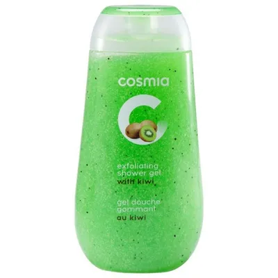 Cosmia Exfoliating Shower Gel With Kiwi (Żel pod prysznic z peelingiem z kiwi)