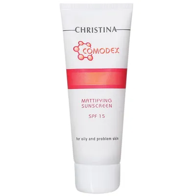 Christina Cosmeceuticals Comodex, Mattifying Sun Screen SPF 15 (Krem matujący do opalania do skóry problematycznej)