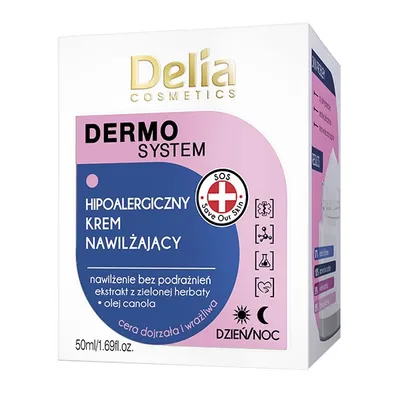 Delia Dermo System, Hipoalergiczny krem nawilżający