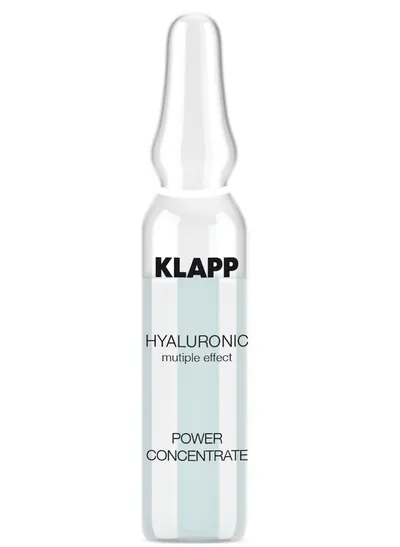 Klapp Cosmetics Hyaluronic, Multiple Effect Power Concentrate (Ampułki do twarzy)