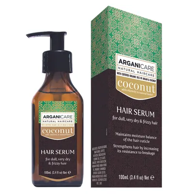 Arganicare Coconut Hair Serum for Dull, Very Dry & Fizzy Hair (Kokosowe serum do włosów suchych i zniszczonych)