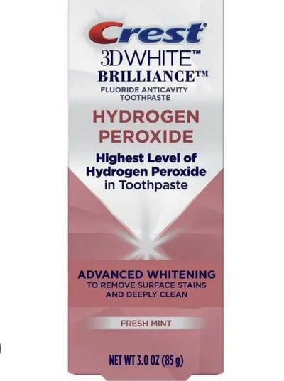 Crest Crest 3D White Brilliance Hydrogen Peroxide Toothpaste (Pasta do zębów)