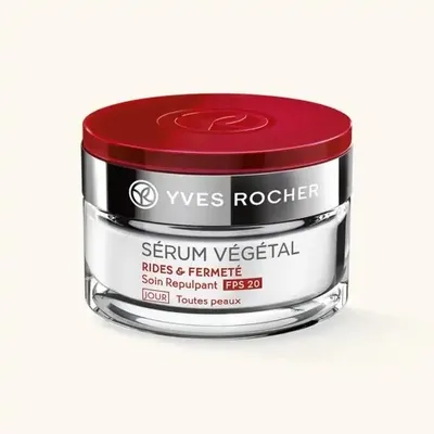 Yves Rocher Serum Vegetal, Rides & Fermete Soin Repulpant FPS20 Jour (Krem intensywnie ujędrniający na dzień SPF20)