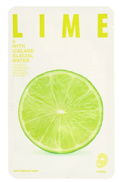 CNF Cosmetics Mask  with Iceland Glacial Water Lime (Witalizująca Maseczka Woda Lodowcowa z Limonką)