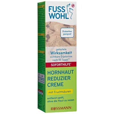 Fusswohl Hornhaut Reduziercreme (Krem do stóp redukujący zrogowacenia skóry)