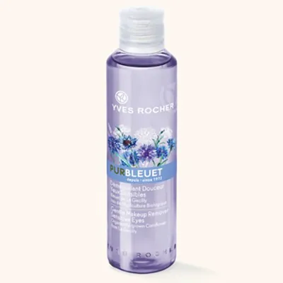 Yves Rocher Pur Bleuet, Demaquillant Douceur Yeux Sensibles [Gentle Makeup Remover Sensitive Eyes] (Delikatny płyn do demakijażu oczu z z bławatkiem bio)