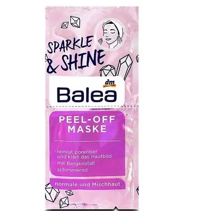 Balea Sparkle & Shine, Peel-off Maske (Maseczka peel-off)