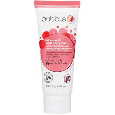 Bubble T Cosmetics Restoring Hand Cream 'Hibiscus & Acai Berry Tea' (Krem do rąk)
