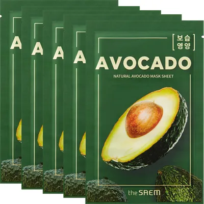 The Saem Natural Avocado Mask Sheet (Maska w płachcie z awokado)