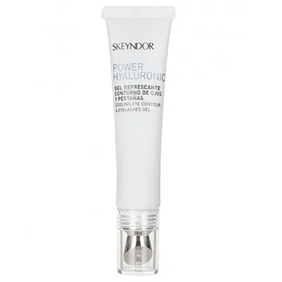 Skeyndor Power Hyaluronic, Cooling Eye Contour & Eyelashes Gel (Chłodzący żel do pielęgnacji skóry wokół oczu i rzęs)