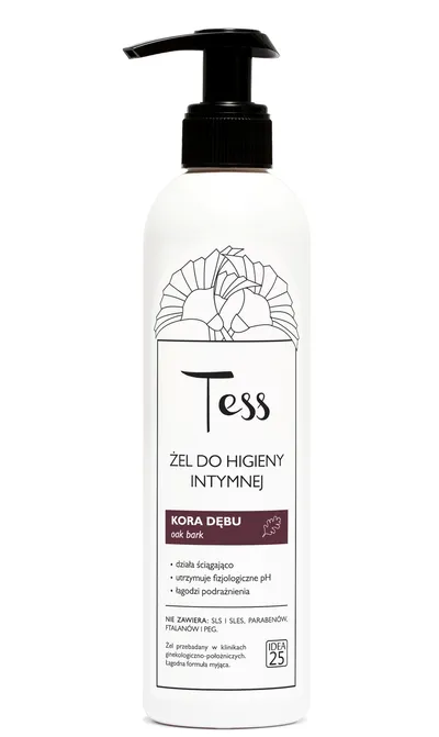 Idea 25 Tess, Żel do higieny intymnej z wyciągiem z kory dębu