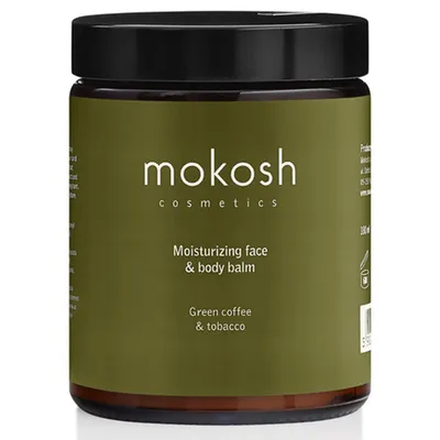 Mokosh Cosmetics Moisturizing Face & Body Balm Green Coffee & Tobacco (Balsam do twarzy i ciała `Zielona kawa z tabaką`)