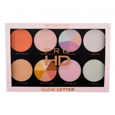 Revolution Beauty (Makeup Revolution) Pro HD Palette Glow Better (Paleta rozświetlaczy do twarzy)
