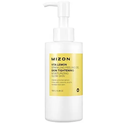 Mizon Vita Lemon, Sparkling Peeling Gel (Rewitalizujący peeling enzymatyczny do twarzy)