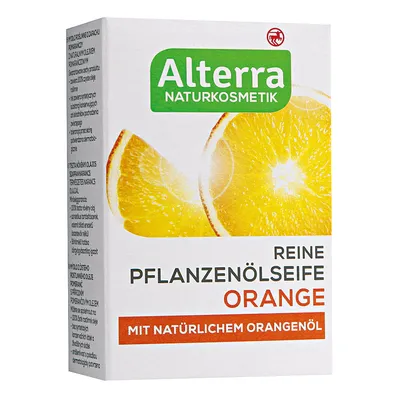 Alterra Reine Pflanzenölseife Orange (Mydło z olejami roślinnymi i pomarańczą)