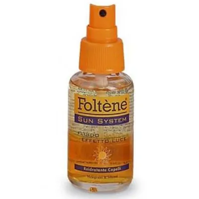 Foltene Sun System, Shine Effect Fluid (Preparat do włosów o właściwościach nawilżających i nadający im połysk)